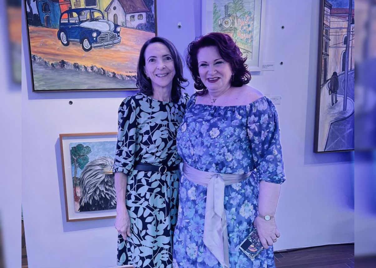 Presidente do IPAM vai a vernissage da artista plástica Tereza Kodama